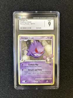 2009 Pokemon Gengar 40/111 Rising Rivals Rare 🤩 CGC 9 LOW POP 🤩 - Image 1
