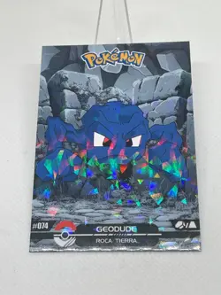 Geodude #74 - Cracked Ice Holo - Crystal Dark Black 2025 - Pokemon Card - Image 4