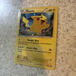 Pokemon Pikachu XY89 Promo Holo Basic Electric HP 60 Thunder Wave Electric Ring - Image 3