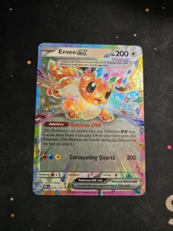 Eevee ex 075/131 Holo Double Rare Prismatic Evolutions Pokemon NM - Image 1