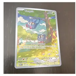 Pokemon TCG Tangela 178/165 Sv: Scarlet & Violet 151 IR Holo Eng Basic 80 HP - Image 1