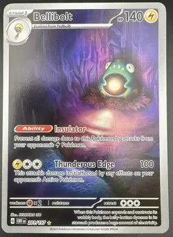 Pokemon TCG Bellibolt 201/197 Obsidian Flames Illustration Rare NM Card IR - Image 1