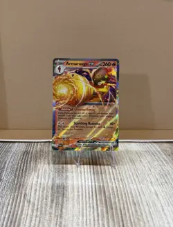 Pokemon TCG Armarouge ex 027/182 SV04 Paradox Rift Double Rare Holo - Image 1