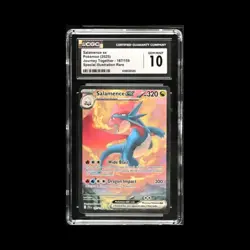 Pokemon Slab Salamence EX 187 CGC 10 Gem Mint 2025 - Image 1