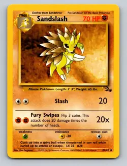 Pokemon TCG Sandslash Uncommon Legendary Collection 062/110 - Image 1