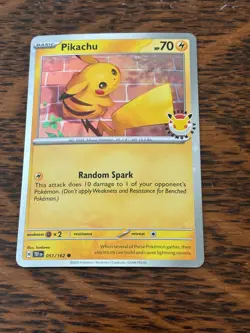 PIKACHU POKEMON DAY 2026 051/162 30th ANNIVERSARY PROMO COSMOS HOLO STAMPED - Image 1