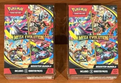 Mega Evolution Booster Bundle - Pokemon TCG - Lot of 2 Boxes - NEW Sealed - Image 1