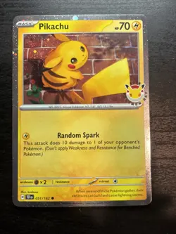 Pikachu Pokemon Day 2026 051/162 - 30th Anniversary Promo - Pokemon TCG - Image 1