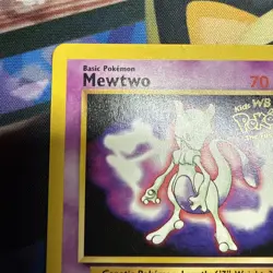 Mewtwo Black Star #3 Promo The First Movie Card Kids WB Stamp Rare - Image 3