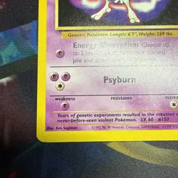 Mewtwo Black Star #3 Promo The First Movie Card Kids WB Stamp Rare - Image 4