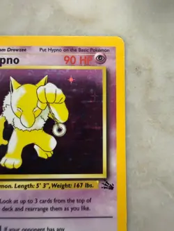 Vintage Pokemon TCG Hypno 8/62 Holo Rare Base Set 1999 WOTC - Image 3