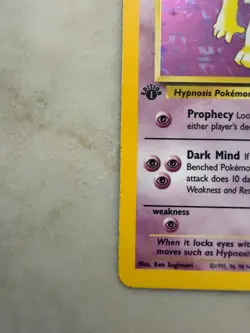 Vintage Pokemon TCG Hypno 8/62 Holo Rare Base Set 1999 WOTC - Image 4