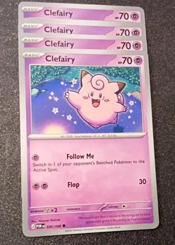 Clefairy 030/088 X4 PlaySet - Common- Pokemon TCG: Perfect Order - English NM - Image 1