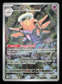 Shedinja ME01: Mega Evolution 144/132 - Illustration Rare Pokemon TCG NM - Image 1