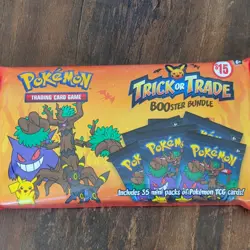 Pokemon Trick or Trade Booster Bundle Sealed Box 2024 35 Mini Packs - Image 1