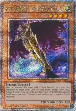 Yugioh! LP Evil HERO Adusted Gold - RA04-EN029 - Quarter Century Secret Rare - 1 - Image 1