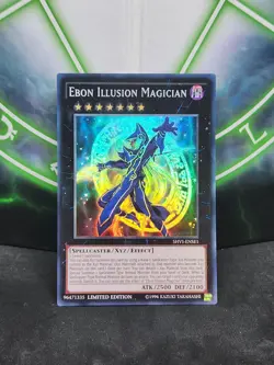 Yugioh Ebon Illusion Magician SHVI-ENSE1 Limited Edition Super Rare NM - Image 1