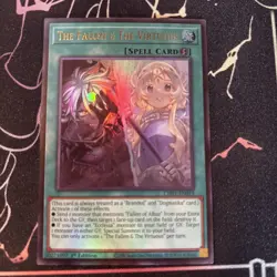 The Fallen & The Virtuous CH01-EN019 Ultra Rare Foil NM Yugioh TCG - Image 1
