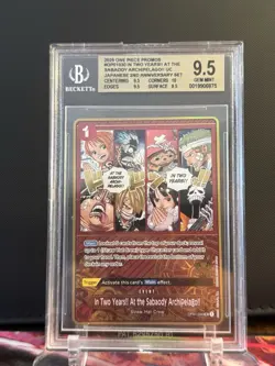One Piece TCG In Two Years!! At The Sabaody Archipelago!! OP01-030 BGS 9.5 Mint - Image 1