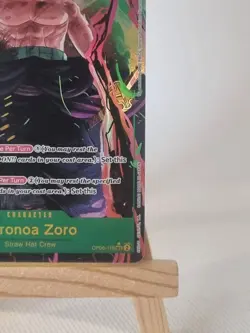 One Piece TCG Roronoa Zoro OP06-118 Parallel Alt Art SEC-Wings of the Captain - Image 3