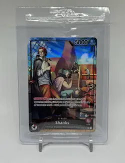 Shanks (2025 PSA Magazine Promo) OP09-001 One Piece Promotion Cards Foil Sealed - Image 1
