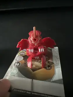 Bakugan Apollonir Red Pyrus B2 470G - Apollonir card Battle Brawlers RARE - Image 1