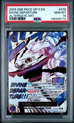 Divine Departure 076 Alternate Art One Piece PSA 10 - Image 1