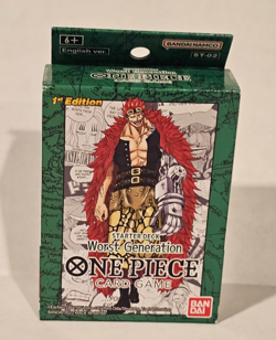 One Piece Super Pre-Release Starter Deck Worst Generation ST02 1st Edition - NEW - Image 1