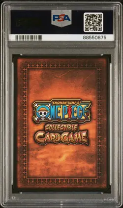 2005 One Piece CCG Red-haired Shanks CH005 SILVER Rare Foil Bandai PSA 9 - Image 2