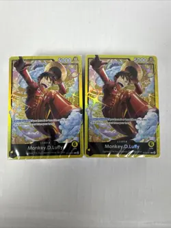 One Piece TCG ST-29 Starter Deck 29 Egghead Monkey D Luffy Sealed Bricks 2x ONLY - Image 1
