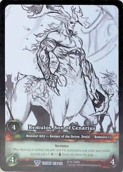 World of Warcraft TCG Remulos, Son of Cenarius (Extended Art) - Crown of the Hea - Image 1