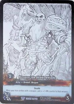 World of Warcraft TCG Bromor the Shadowblade (Extended Art) - Crown of the Heave - Image 1