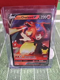 Lance's Charizard V - SWSH133 - Pokemon Promo Sword & Shield Ultra Rare Card - Image 1