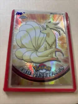 2000 Topps Chrome Pokemon #38 Ninetales Spectra Neck Condition. Photos Spectra. - Image 1