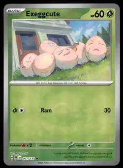 Exeggcute (Poke Ball Pattern) 001/131 Holo Prismatic Evolutions Pokemon Holo LP - Image 1