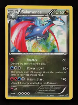 Salamence 57/108 Holo Rare Roaring Skies Pokemon Near Mint - Image 1