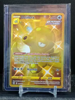 Pokemon TCG Octillery Sword & Shield - Battle Styles 178/163 Holo Secret Rare - Image 1