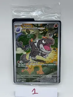 Pokemon TCG Sealed Pokemon TCG Tyrunt MEP 070 2026 Promo Holo NM - Image 1
