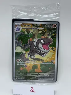 Pokemon TCG Sealed Pokemon TCG Tyrunt MEP 070 2026 Promo Holo NM - Image 3