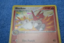 Blaziken 1/17 Pop Series 1 Holo Rare 2006 NM Katsura Tabata Artwork Pokemon TCG - Image 5