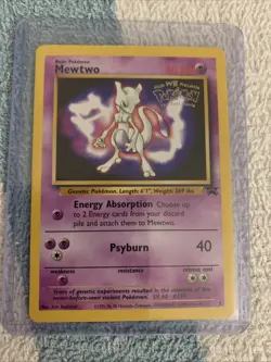 Mewtwo Promo - The First Movie Black Star Promo Pokemon Card - Image 1