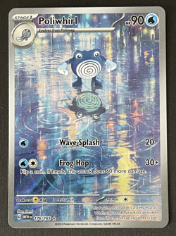 Pokemon TCG Scarlet & Violet Poliwhirl 176/165 Illustration Rare - Image 1