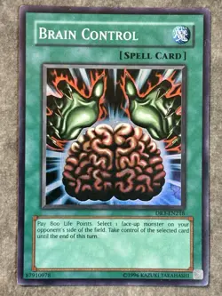 Yugioh! Brain Control DR3-EN218 Super Rare NM/LP - Image 1