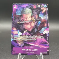 Roronoa Zoro OP09-076 Alt Art Promo - One Piece TCG Welcome Pack Vol. 2 - Image 1