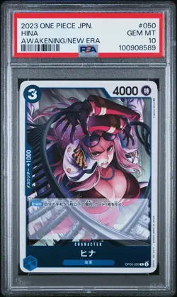 2023 One Piece Awakening of the New Era Hina #050 Rare OP05 Japanese PSA 10 TCG - Image 1