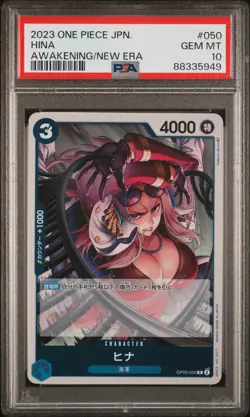 2023 One Piece CCG Hina #050 OP-05 Awakening of the New Era Japanese PSA 10 - Image 1