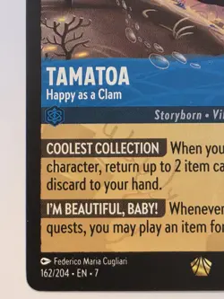 Disney Lorcana - Tamatoa - Happy as a Clam 162/204 - Legendary - Non Foil - Image 5