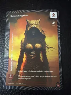 Wonders of the First Skinwalking Siren Classic Foil Mythic Rare Call the Stones - Image 1