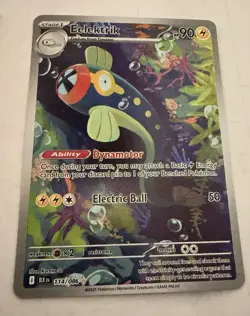 Pokemon TCG Eelektrik Black Bolt Illustration Rare 114/086 NM Card - Image 1