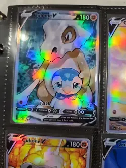 Lot of 9 Custom holo fanart mixed V Pokemon Trading Card Sleeved & Top Loaded!! - Image 4
